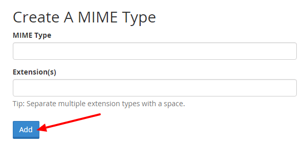 mime-type-cpanel5